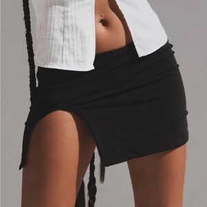 Princess Polly Bold Move Mini Skirt Black